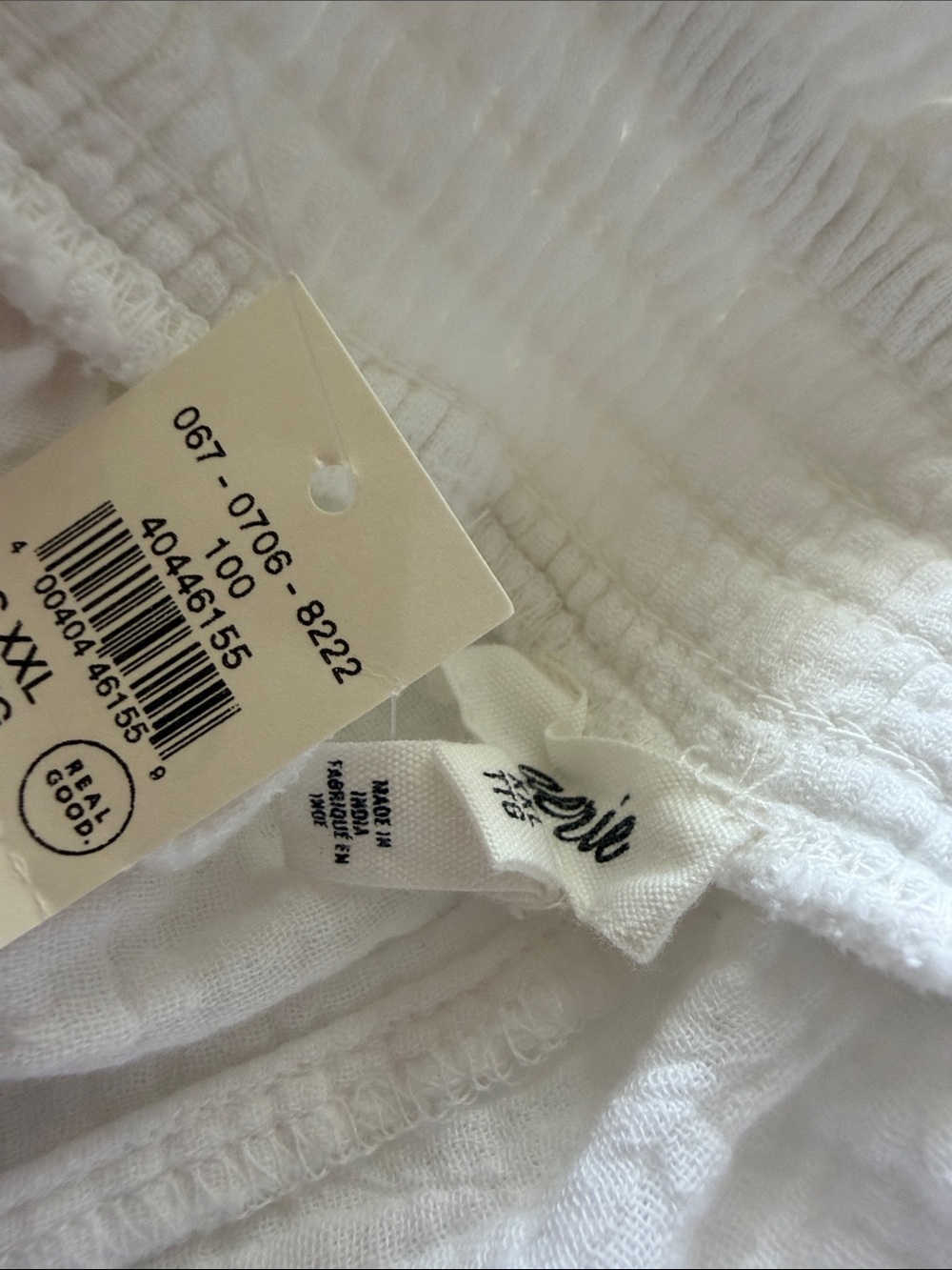 Aerie Gauzy High Waisted Shorts White XXL NWT" - Picture 10 of 11